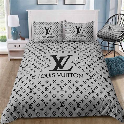 louis vuitton bedding grey|authentic Louis Vuitton bedding.